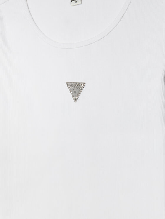 Guess Guess T-krekls J5YP03 KB1O1 Balts Regular Fit