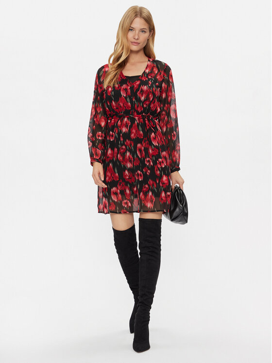 ONLY ONLY Vsakodnevna obleka 15305034 Rdeča Regular Fit