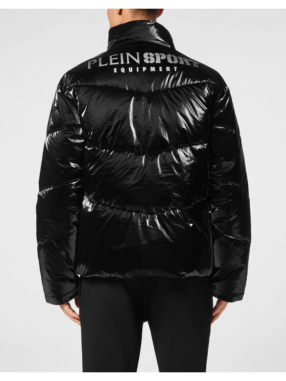 Plein Sport Plein Sport Vatovaná bunda 14213 Černá Regular Fit