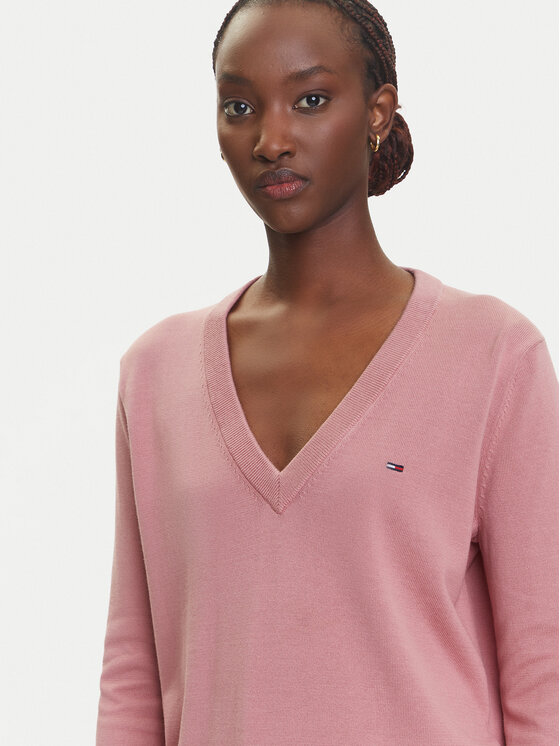 Tommy Jeans Tommy Jeans Maglione Essential DW0DW19888 Rosa Regular Fit