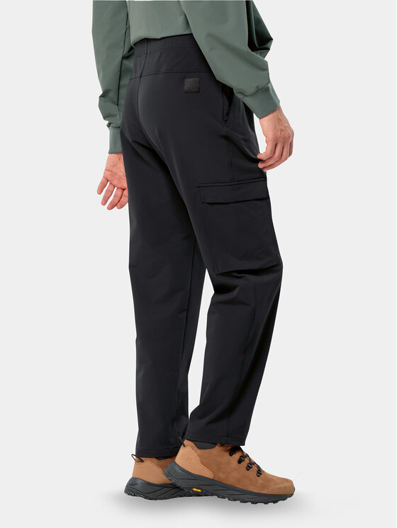 Jack Wolfskin Jack Wolfskin Spodnie outdoor Wandermood Pants 1508401 Czarny Regular Fit