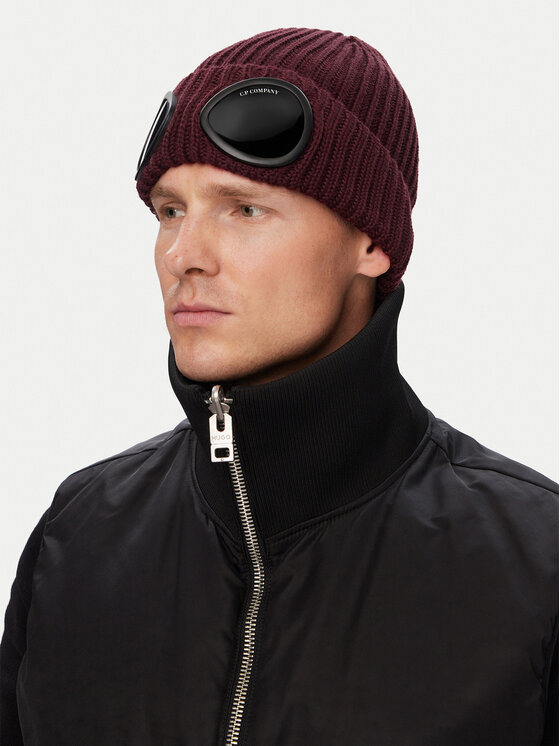 C.P. Company C.P. Company Czapka 21CMAC742A005509A Bordowy