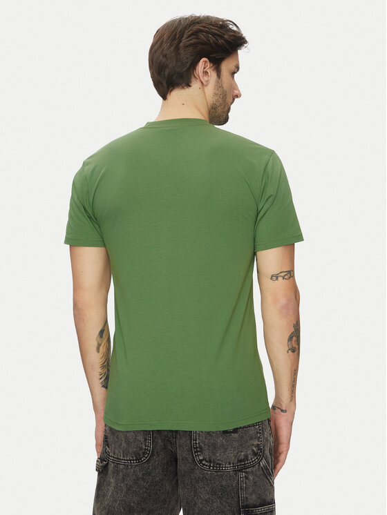 Vans Vans T-Shirt Left Chest Logo VN0A3CZE Zielony Classic Fit