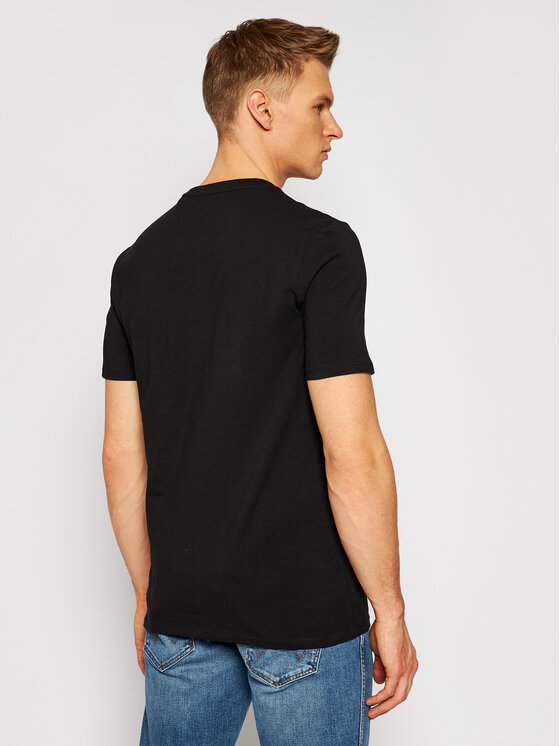 Guess Guess Тишърт M1RI82 J1311 Черен Slim Fit