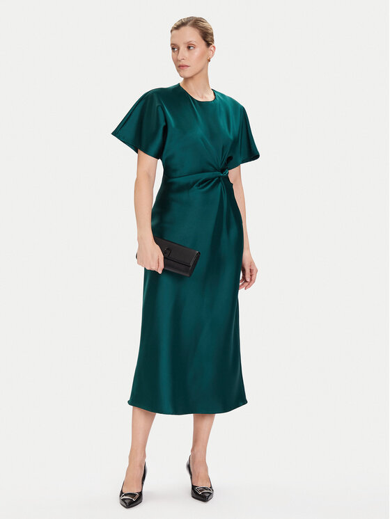 Rinascimento Rinascimento Коктейльна сукня CFC0125718003 Зелений Regular Fit
