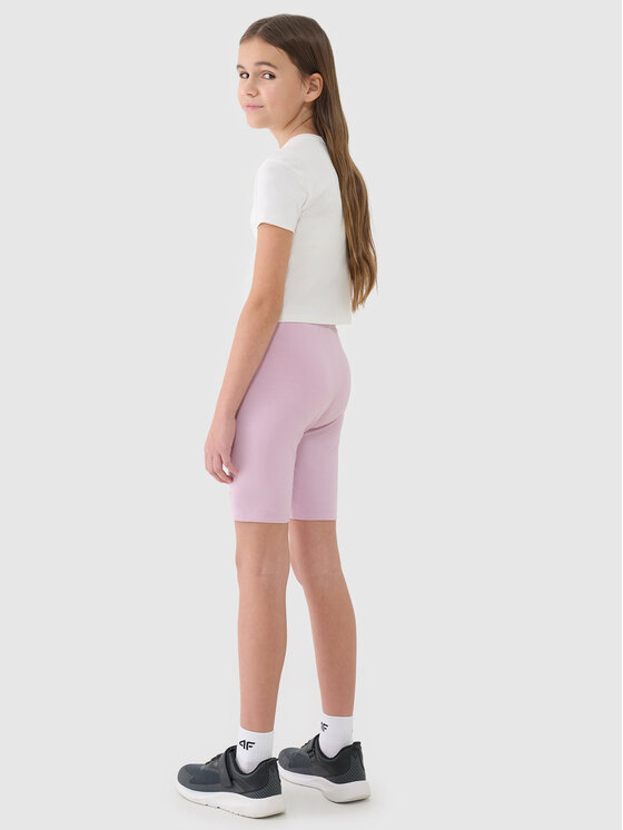 4F 4F Legginsy BASIC+ Różowy jasny