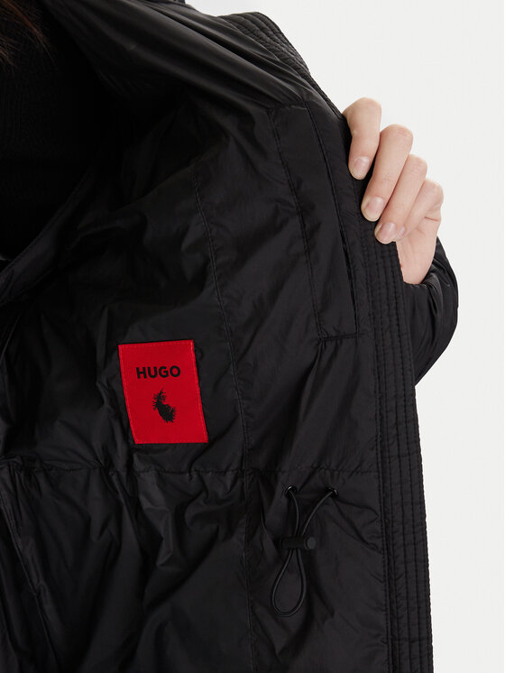HUGO HUGO Vatovaná bunda Fini-3 50546355 Čierna Regular Fit