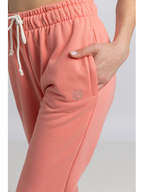 LaLupa LaLupa Spodnie piżamowe LA053 Pomarańczowy Comfortable Fit