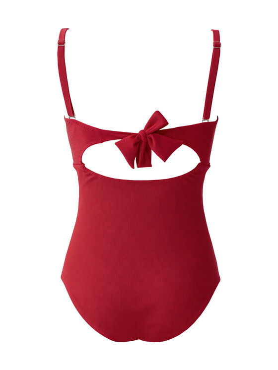 Miss Lou Miss Lou Costume da bagno J-ML033 Bordeaux