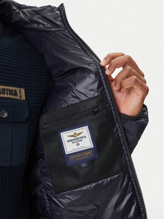 Aeronautica Militare Aeronautica Militare Prijelazna jakna 252AB3022UCT04214 Tamnoplava Regular Fit