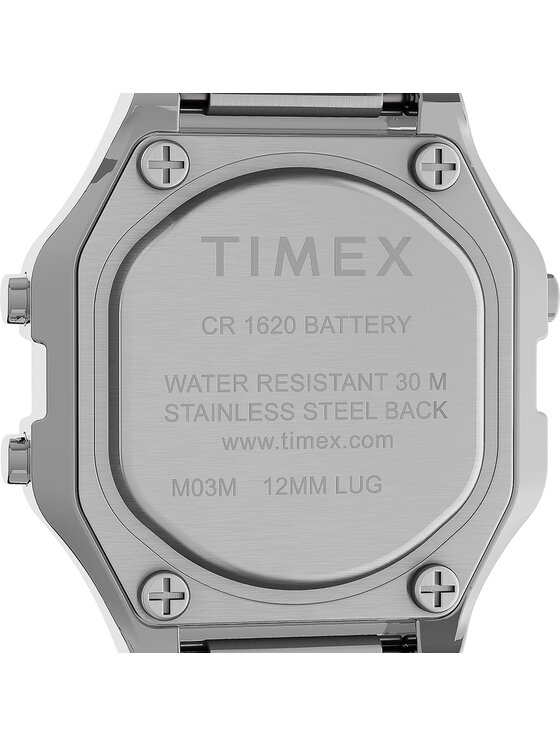 Timex Timex Zegarek 0194366133783 Srebrny