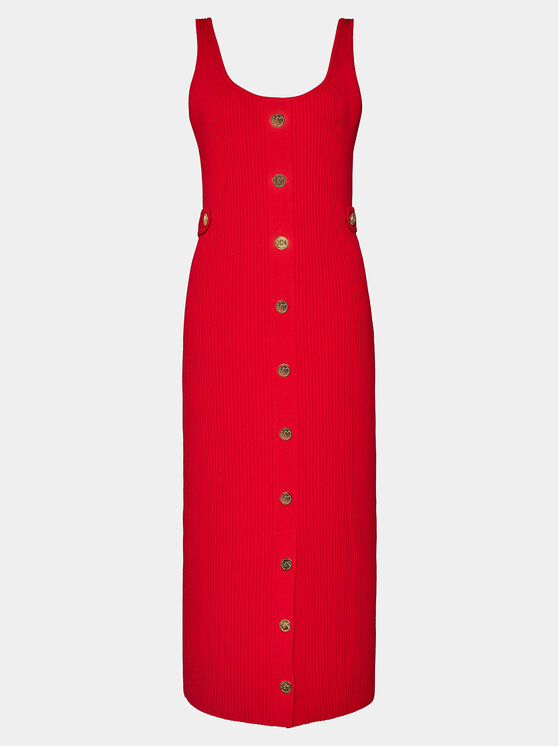 MICHAEL Michael Kors MICHAEL Michael Kors Džemper haljina MR4822C33D Crvena Slim Fit