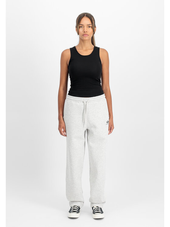 Alpha Industries Alpha Industries Joggery Basic Small Logo Jogger Women Szary Loose Fit