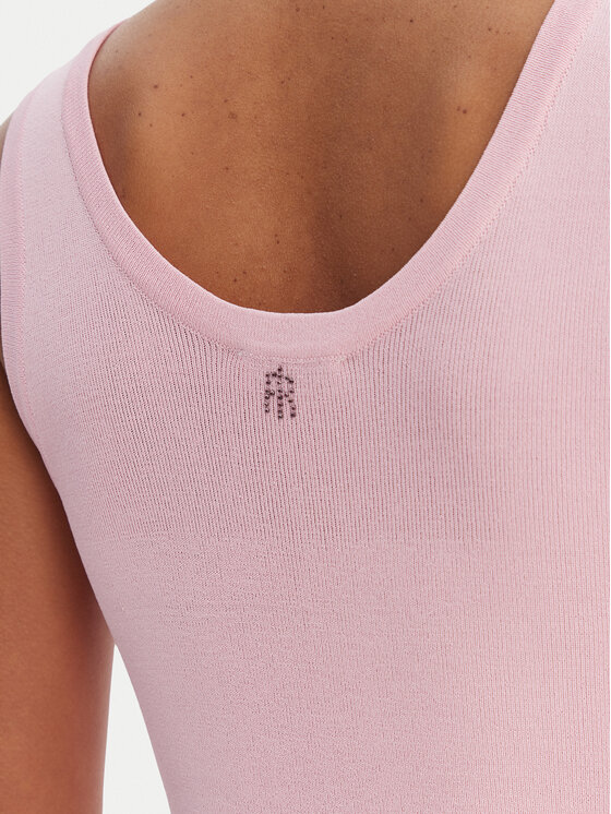 Fracomina Fracomina Top FR26ST4005K524R9 Ružičasta Slim Fit