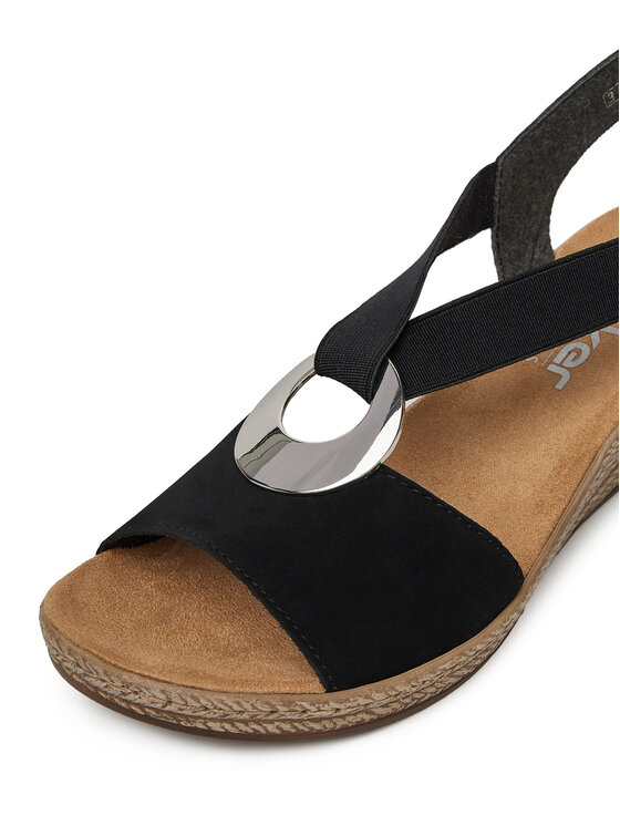 Rieker Rieker Sandaalid 624H6-00 Must