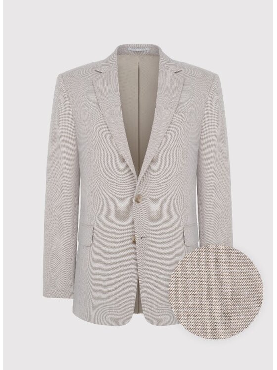 Pako Lorente Pako Lorente Marynarka P25SF-3G-030 Beżowy Slim Fit
