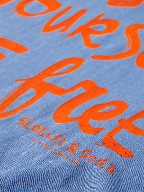 Scotch & Soda Scotch & Soda T-shirt 169243 Blu Regular Fit