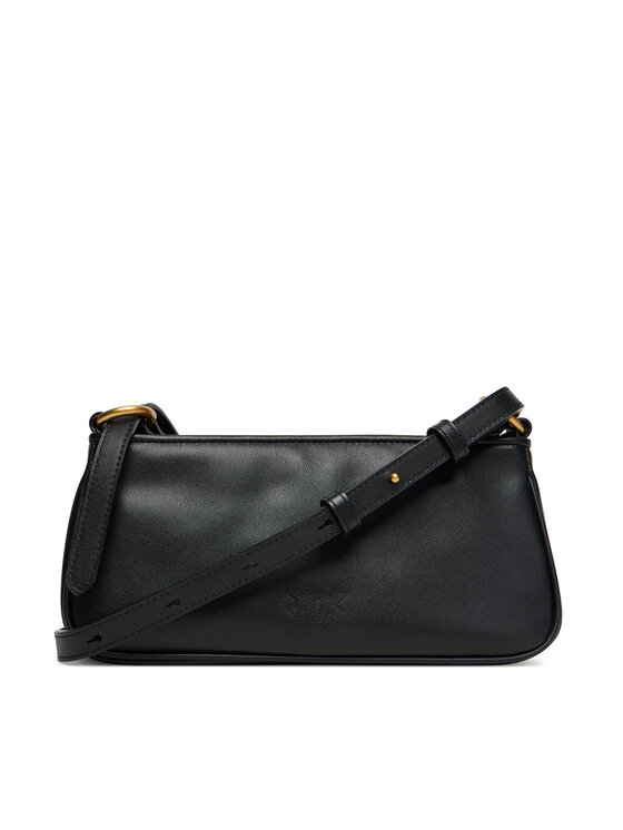 PINKO PINKO Torebka Half Moon Baguette Mini AI 25-26 PLTT 105069 A0QO Czarny
