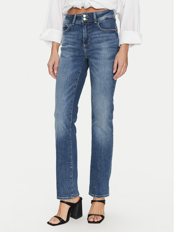 Guess Guess Jeansy W5RA0V D5L72 Niebieski Regular Fit