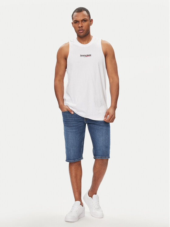 Tommy Jeans Tommy Jeans Дънкови шорти Ronnie DM0DM18791 Син Slim Fit