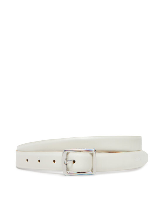 Calvin Klein Calvin Klein Pásek Classic Square Buckle Belt 20Mm LV04F7036G Bílá