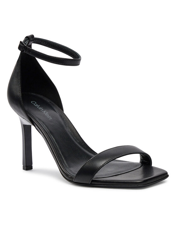 Calvin Klein Calvin Klein Sandále Heel Sandal 90 Lth HW0HW01944 Čierna
