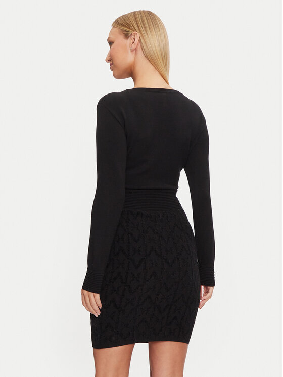 Marciano Guess Guess Φόρεμα υφασμάτινο 4BGK04 5661Z Μαύρο Bodycon Fit