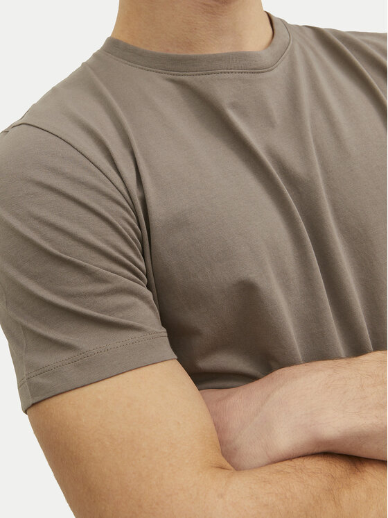 Jack & Jones Jack & Jones T-särk Organic Basic 12156101 Beež Regular Fit