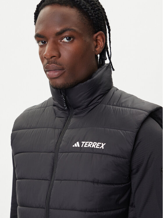 adidas adidas Vestă elegantă Terrex Multi Essentials Climawarm KA9740 Negru Regular Fit