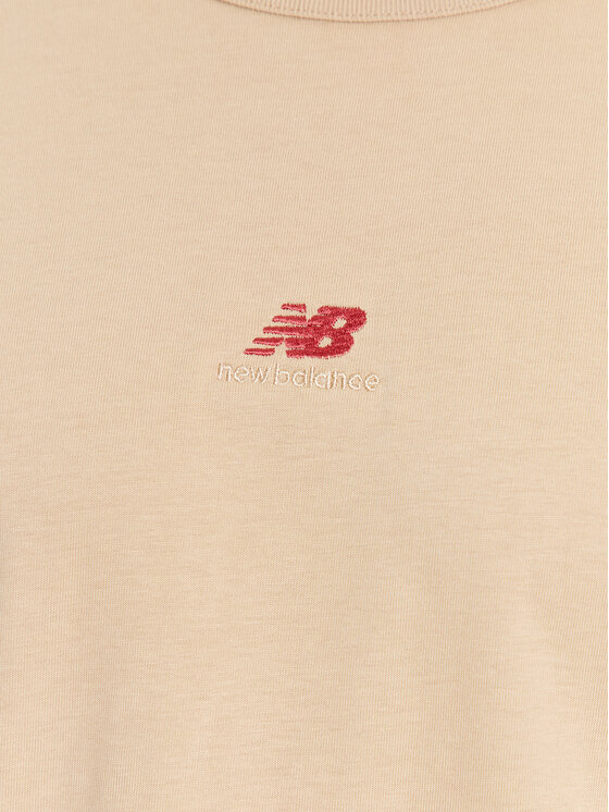 New Balance New Balance Marškinėliai Athletics Remastered Graphic Cotton Jersey Short Sleeve T-shirt MT31504 Ruda Regular Fit