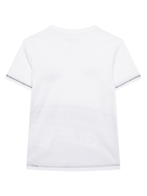 Guess Guess Tričko N6RI06 K8HM4 Biela Regular Fit