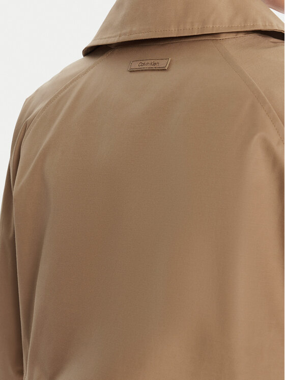 Calvin Klein Calvin Klein Trenčkot LV044C501G Rjava Regular Fit