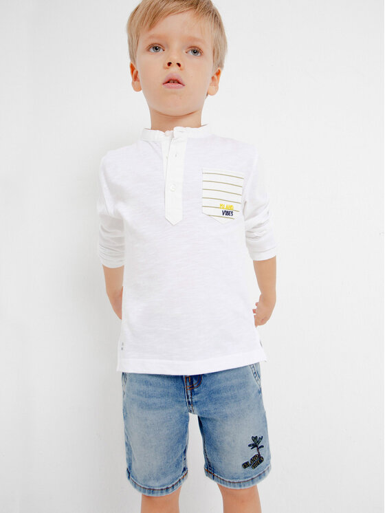 Mayoral Mayoral Pantaloni scurți de blugi 3228 Albastru Regular Fit