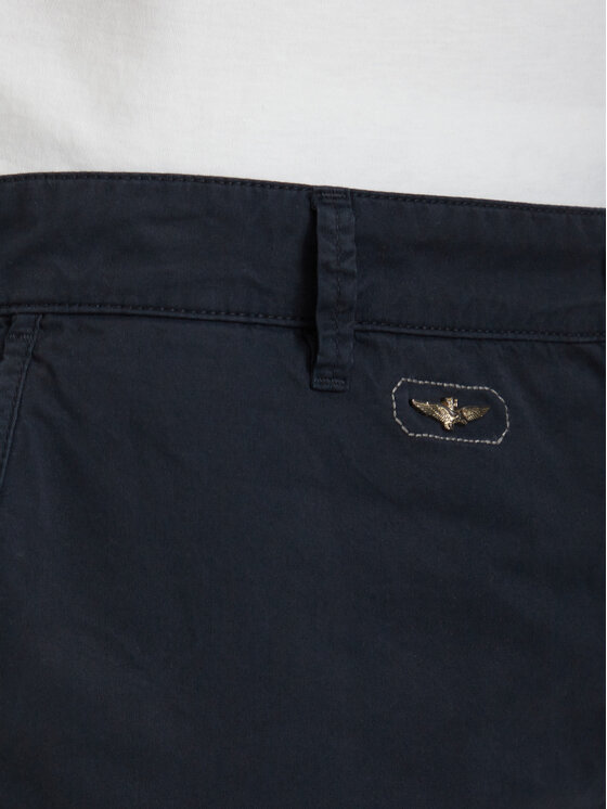 Aeronautica Militare Aeronautica Militare Kratke hlače iz tkanine 261BE0066UCT01122 Mornarsko modra Regular Fit
