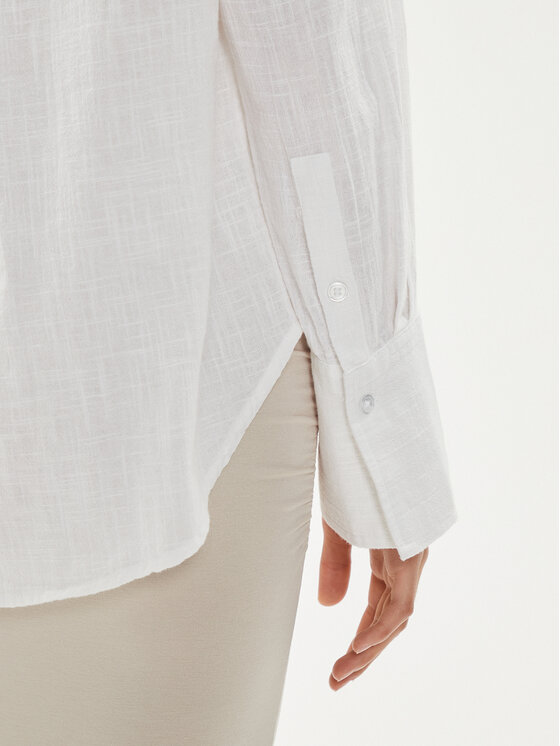 Gina Tricot Gina Tricot Košile 22624 Bílá Loose Fit