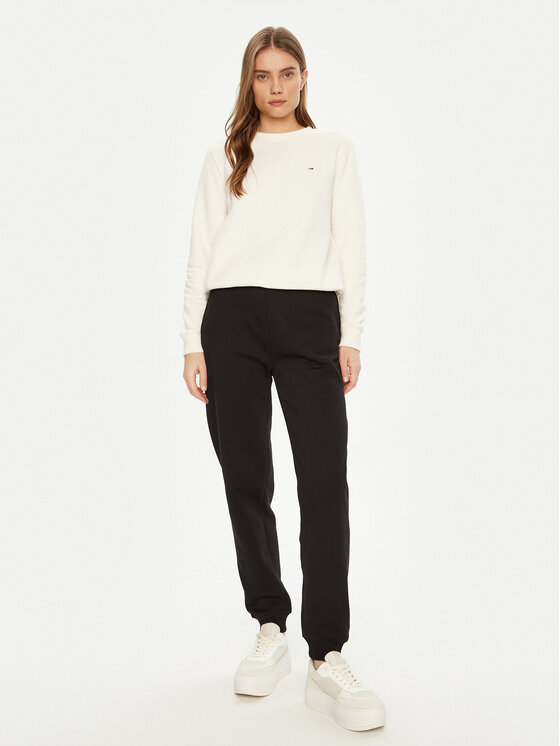 Calvin Klein Jeans Calvin Klein Jeans Donji dio trenerke Raised J20J224841 Crna Relaxed Fit