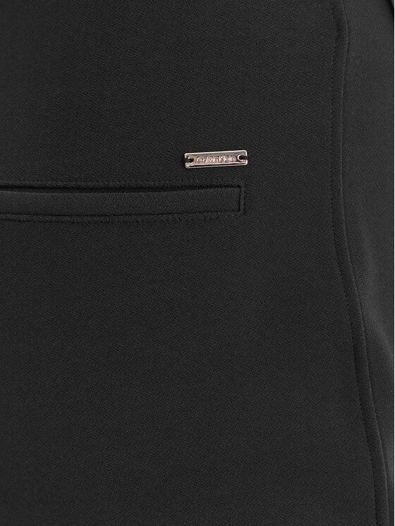 Calvin Klein Calvin Klein Kalhoty z materiálu LV044B223G Černá Flare Fit