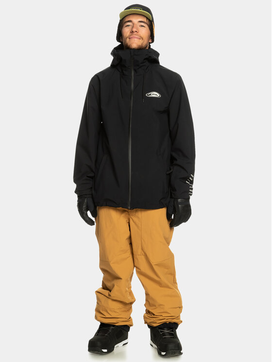 Quiksilver Quiksilver Pohodna jakna High In Th Hood EQYTJ03436 Črna Regular Fit