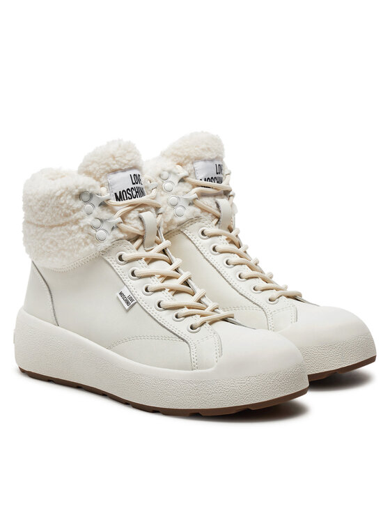 LOVE MOSCHINO LOVE MOSCHINO Čizme JA15175G1LIAG10A Écru