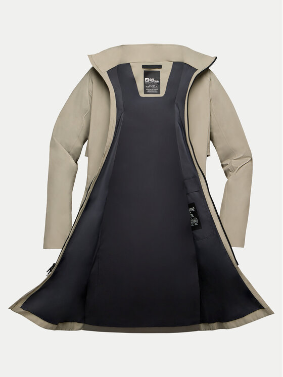 Jack Wolfskin Jack Wolfskin Parka Wellsee A63896 Sivá Regular Fit