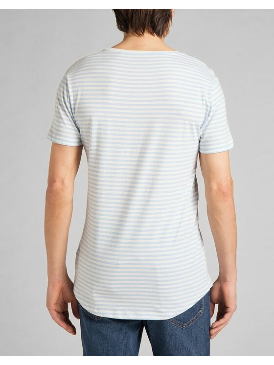Lee Lee T-shirt SHAPED TEE Blu Regular Fit
