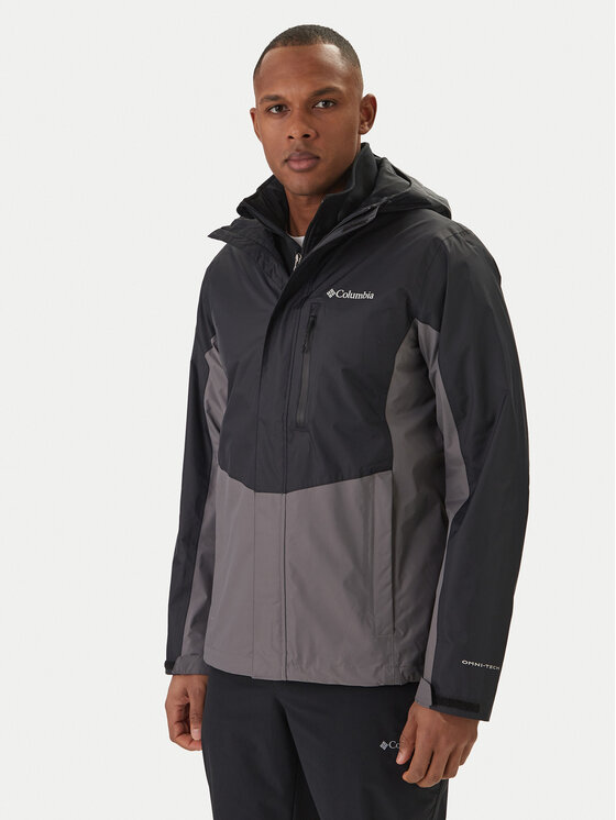 Columbia Columbia Μπουφάν αδιάβροχο Pouring Adventure™ III 2117171 Μαύρο Regular Fit