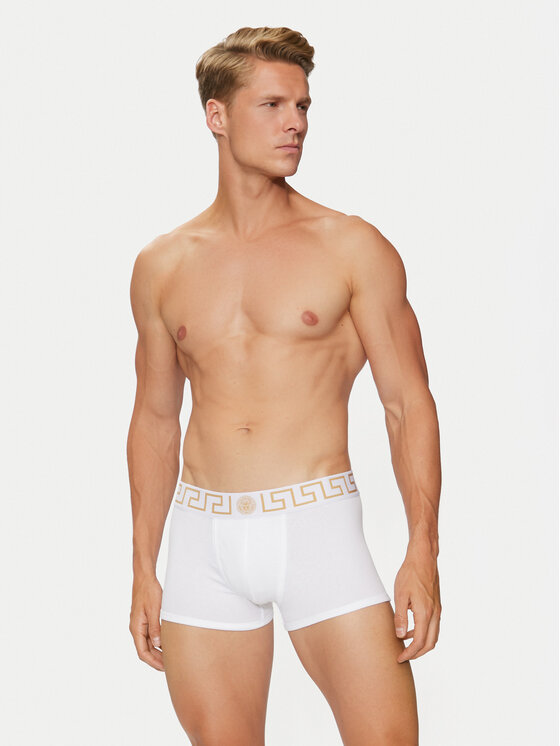 Versace Versace Boxerky AU10026 1A10011 Biela