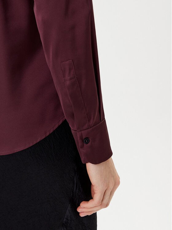 Marella Marella Hemd Naples 2525116051 Dunkelrot Regular Fit