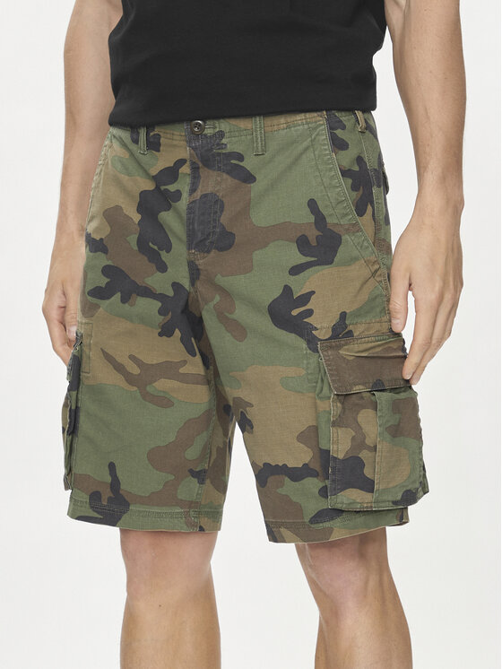 Gap Gap Шорти от плат 440760-03 Зелен Regular Fit