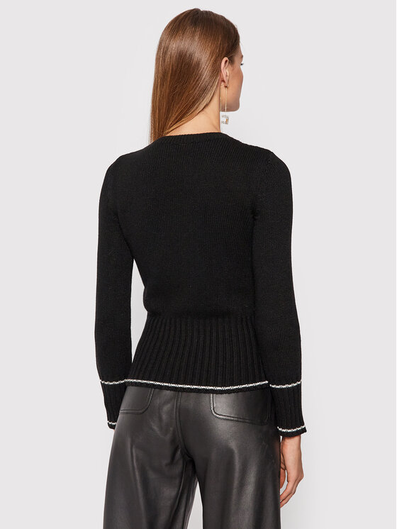 Red Valentino Red Valentino Пуловер WR0KC09Y Черен Regular Fit