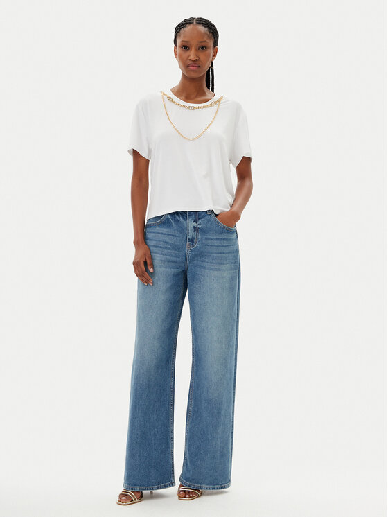 MET MET T-Shirt M10 262TP Bílá Regular Fit