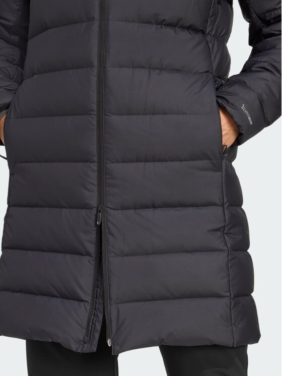 adidas adidas Kurtka puchowa Terrex Multi Light Down Hooded Parka 2.0 Czarny Regular Fit