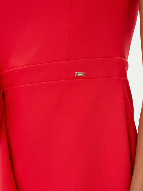 Gaudi Gaudi Kokteiļkleita 511FD15034 Sarkans Slim Fit