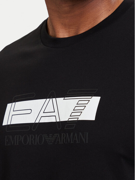 EA7 Emporio Armani EA7 Emporio Armani T-krekls 7M002415 AF10375 MC001 Melns Regular Fit